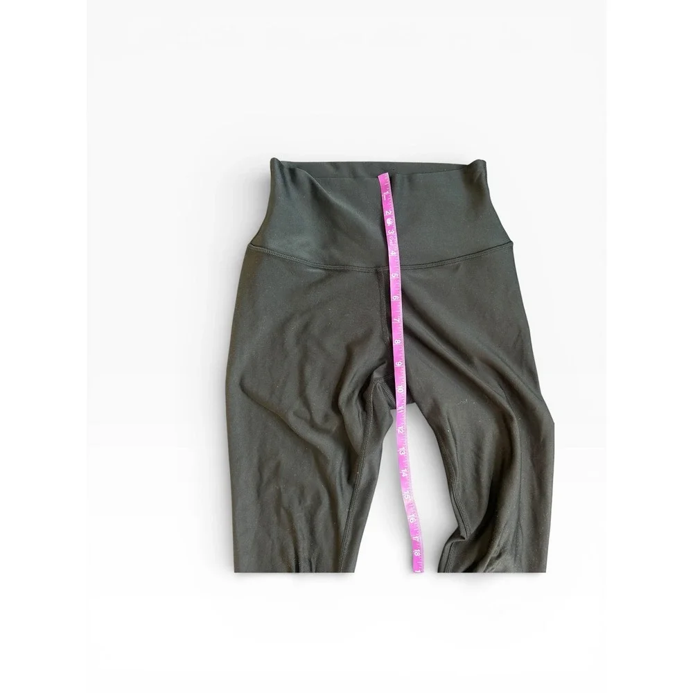 Alo Yoga High Waist Leggings black High Waisted cropped Size XS S‎